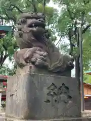 多摩川浅間神社の狛犬