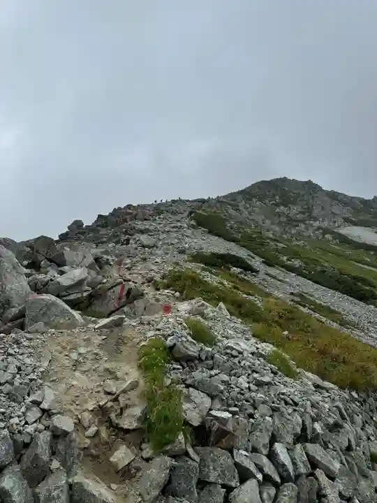 雄山神社峰本社の自然