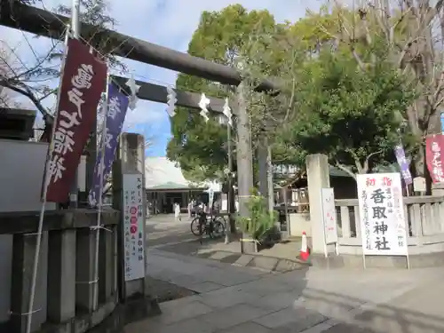 亀戸 香取神社の鳥居