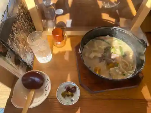 河口浅間神社の食事