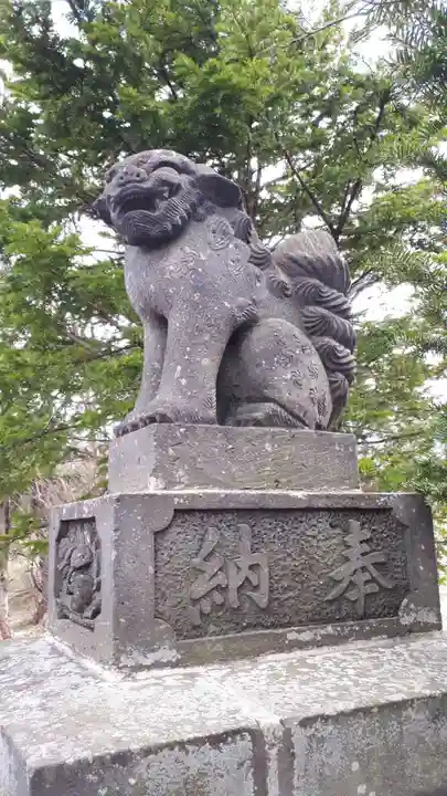 奈井江神社の狛犬