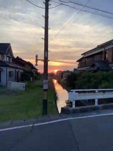 御井神社の景色