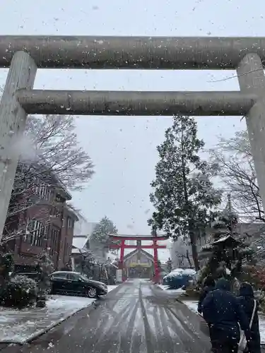 善知鳥神社の鳥居