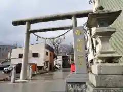 安積國造神社の鳥居