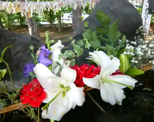 富良野神社の手水