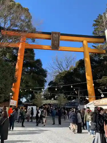 川越氷川神社の鳥居