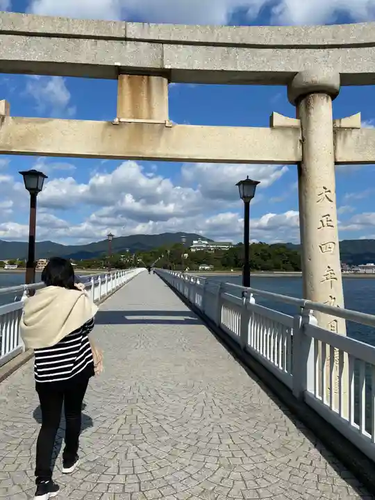 八百富神社の鳥居