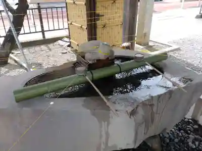 白旗神社の手水舎