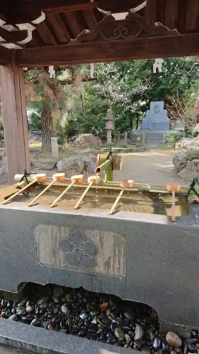 加納天満宮の手水舎