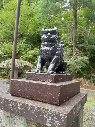 平泉寺の狛犬