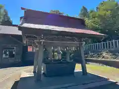 網走神社の手水