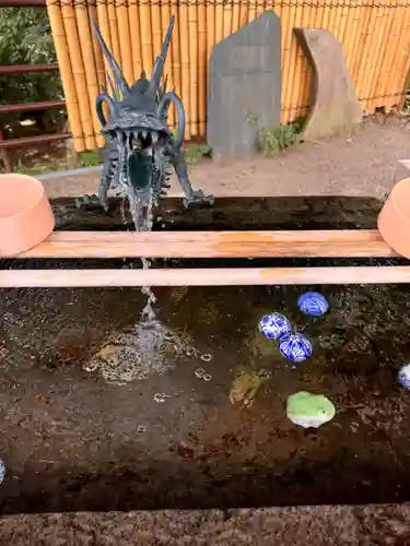 下総国三山　二宮神社の手水舎