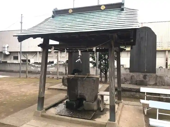 守谷総鎮守 八坂神社の手水舎