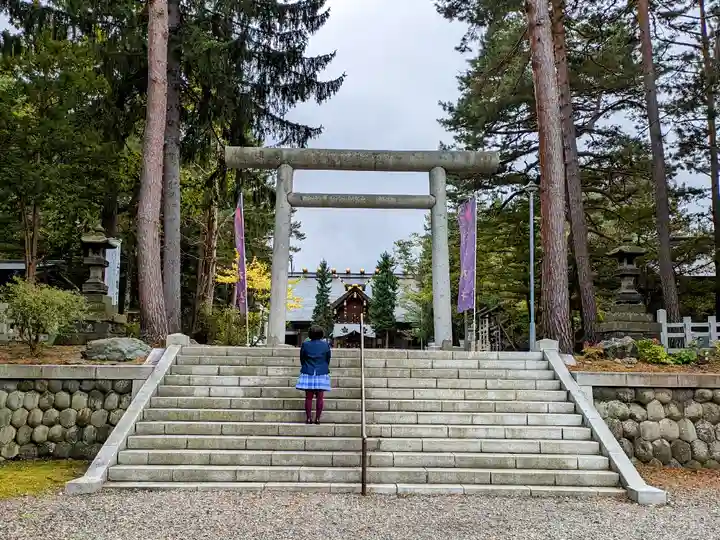 上川神社の鳥居