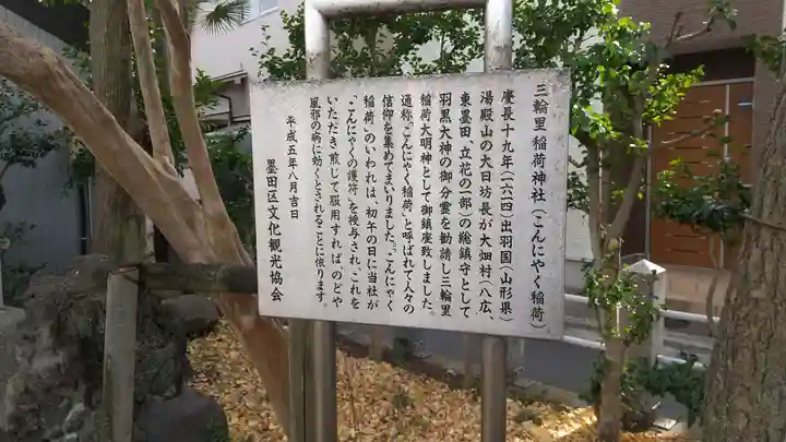 三輪里稲荷神社の歴史