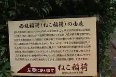 西坂ねこ稲荷神社の歴史