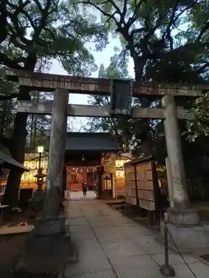 赤坂氷川神社の鳥居