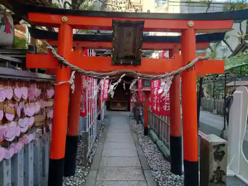 露天神社（お初天神）の鳥居