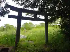 神社(名称不明)の鳥居