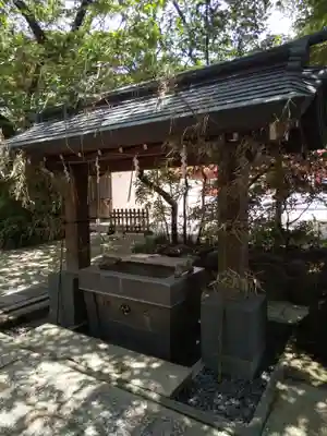 御田八幡神社の手水舎