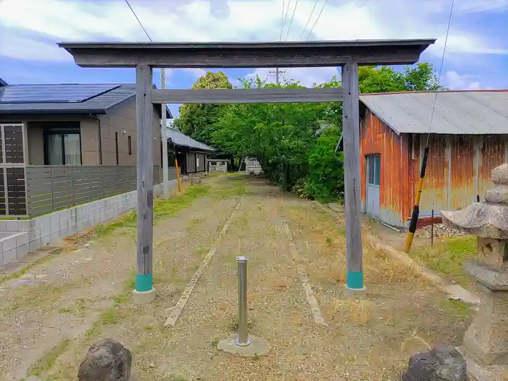神明社(福島)の鳥居