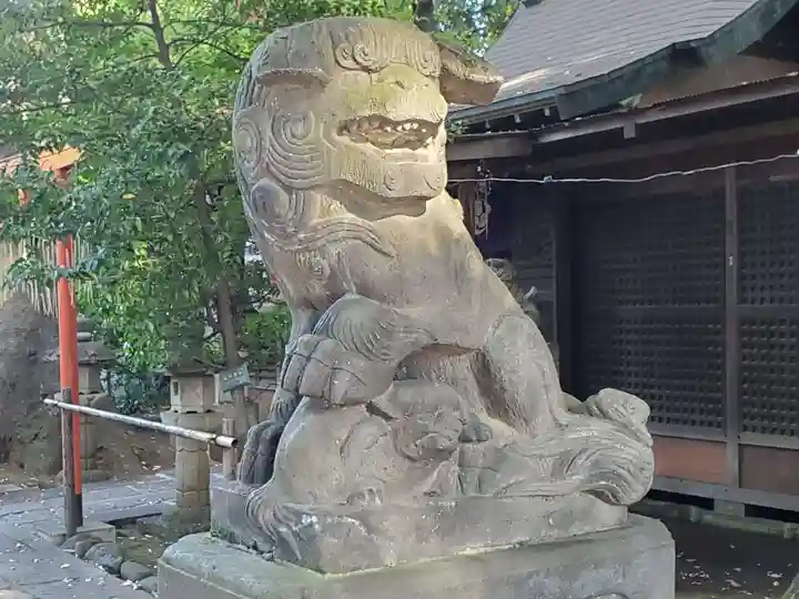 武蔵野八幡宮の狛犬