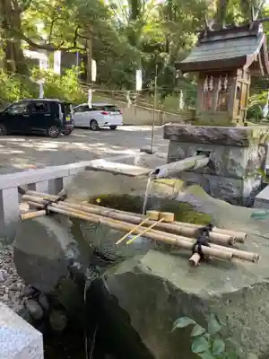 曾屋神社の手水舎