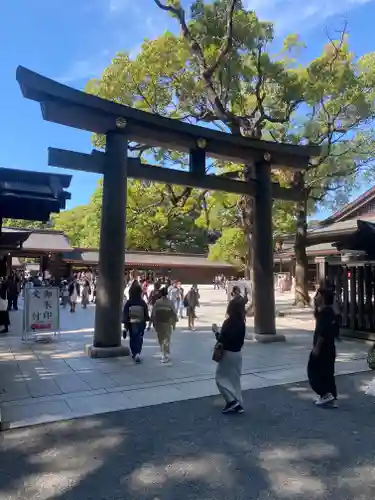 明治神宮の鳥居