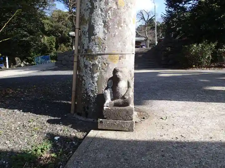 男嶽神社の狛犬