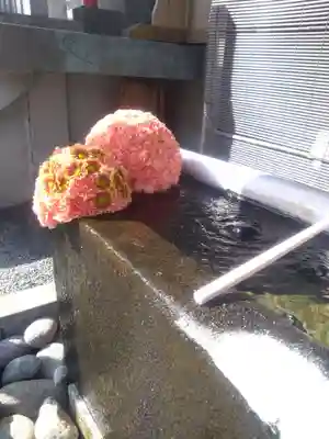 上尾御嶽神社の手水舎