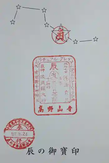高野山寺の御朱印 2025年08月