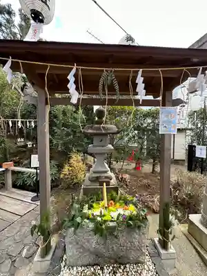 横浜御嶽神社の手水舎
