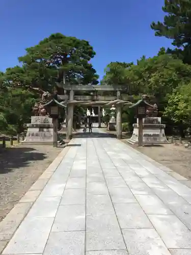 白山神社の鳥居