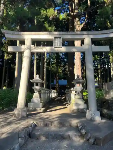 山宮浅間神社の鳥居