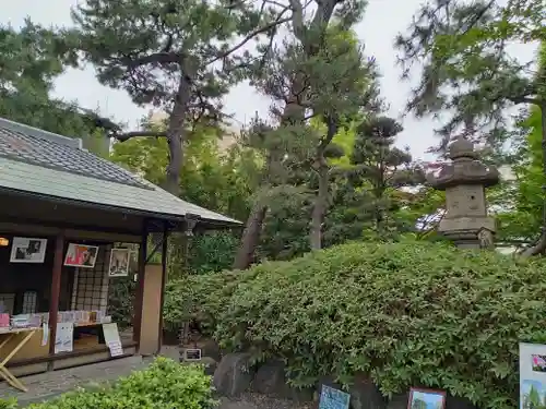 阿部野神社の庭園