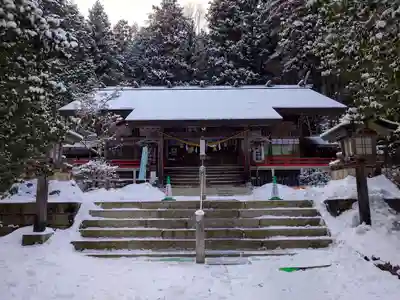 有明山神社の本殿・本堂