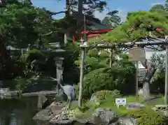 竹駒神社の庭園