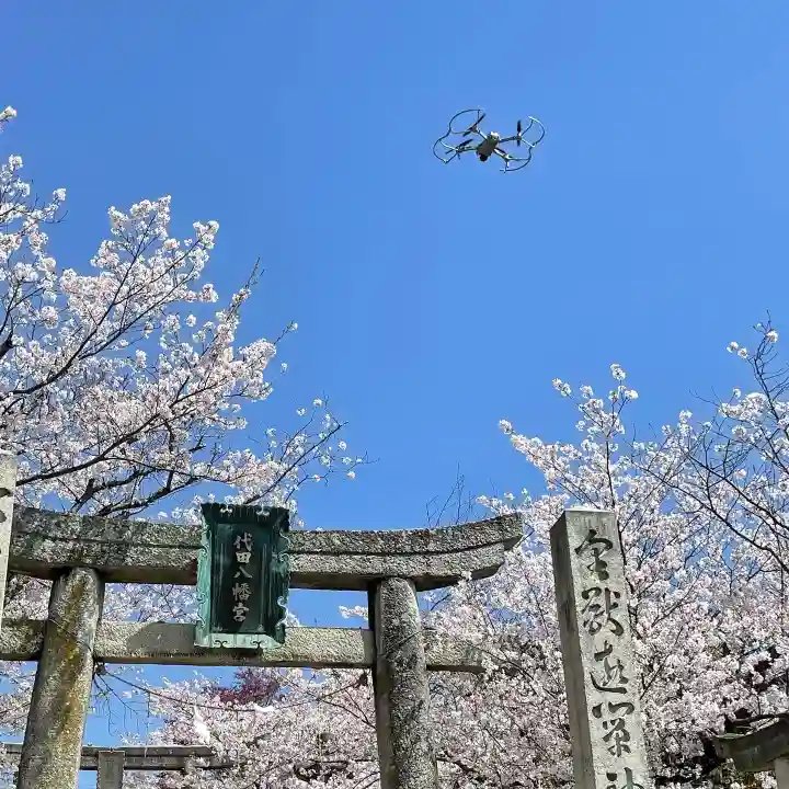 代田八幡宮の鳥居