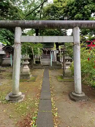 中島八幡神社の鳥居