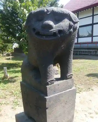 江部乙神社の狛犬