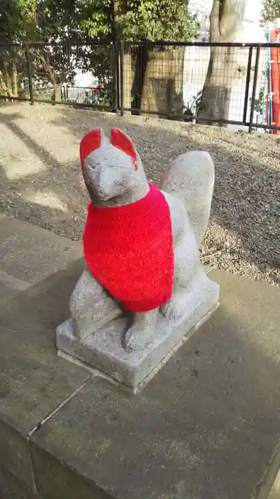 実籾八幡稲荷神社の狛犬