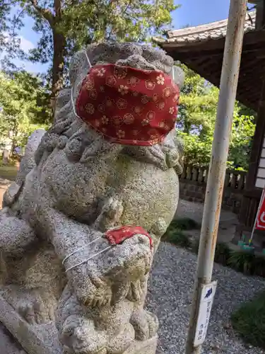 佐野原神社の狛犬