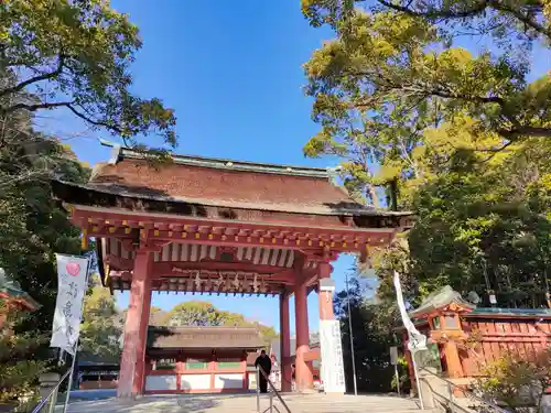 津島神社の山門・神門