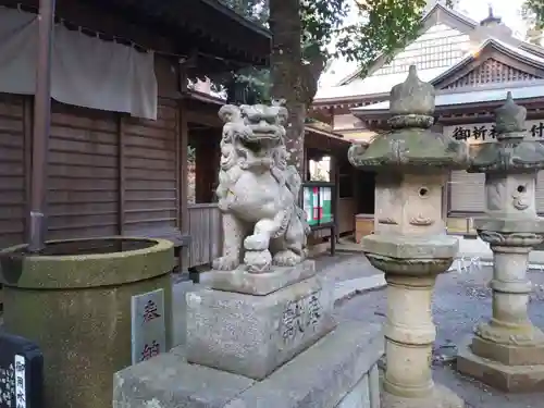 素鵞熊野神社の狛犬