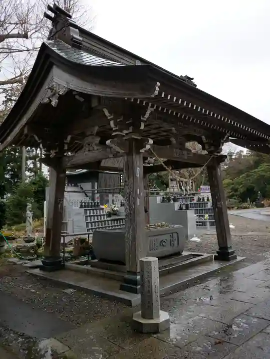 高蔵寺の手水舎