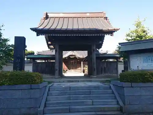 妙延寺の山門