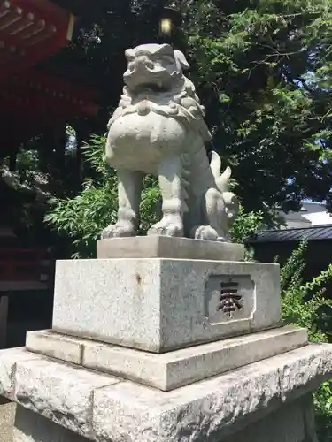 自由が丘熊野神社の狛犬