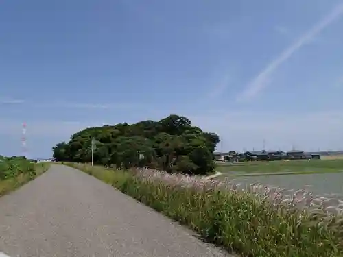 鵜森神社の周辺