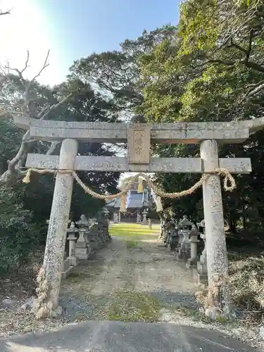 福江八幡宮の鳥居