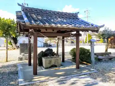 神明社（一ツ木神明社）の手水舎